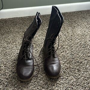 Nature Breeze brown lace up boots